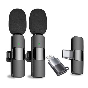 میکروفون یقه ای بی سیم گرین لاین مدل 3in1 GN3WIRMICPBK
